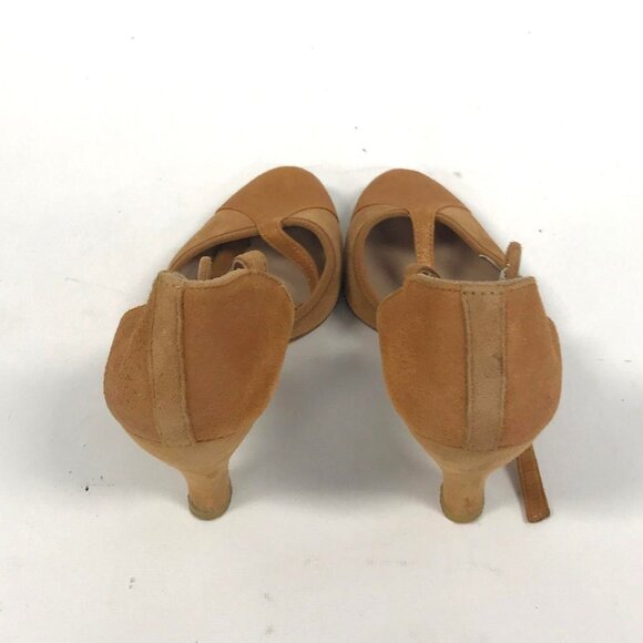 Repetto BAYA T-Strap Suede Heels Shoes - EU 37 / US 7 - Picture 3 of 4